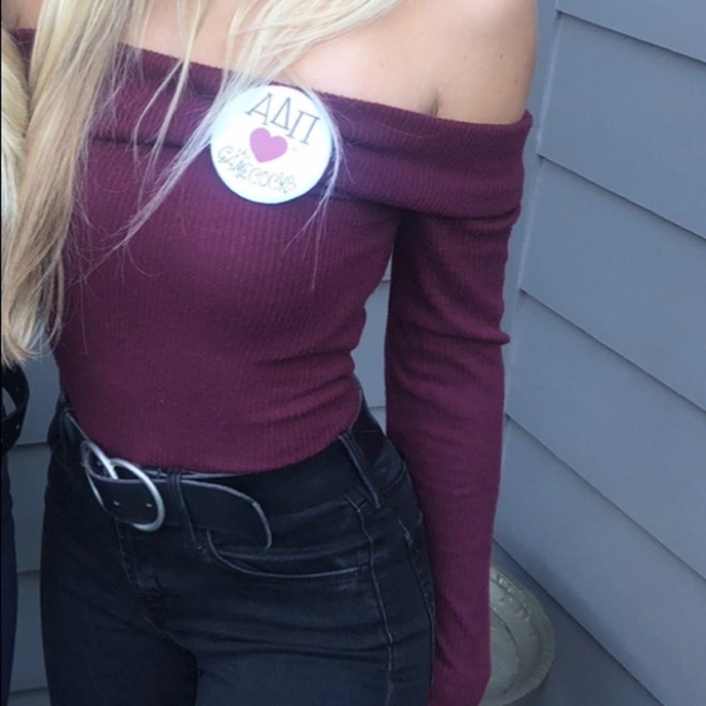 Off the shoulder top